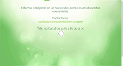 Desktop Screenshot of corazondelatierra.org.mx